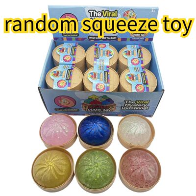 Blind box Colorful Simulated Dumpling Squishy Relaxing Relie