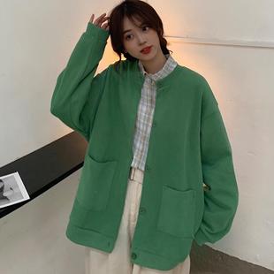 trendy top thin cardigan versatile and simple womens jacket