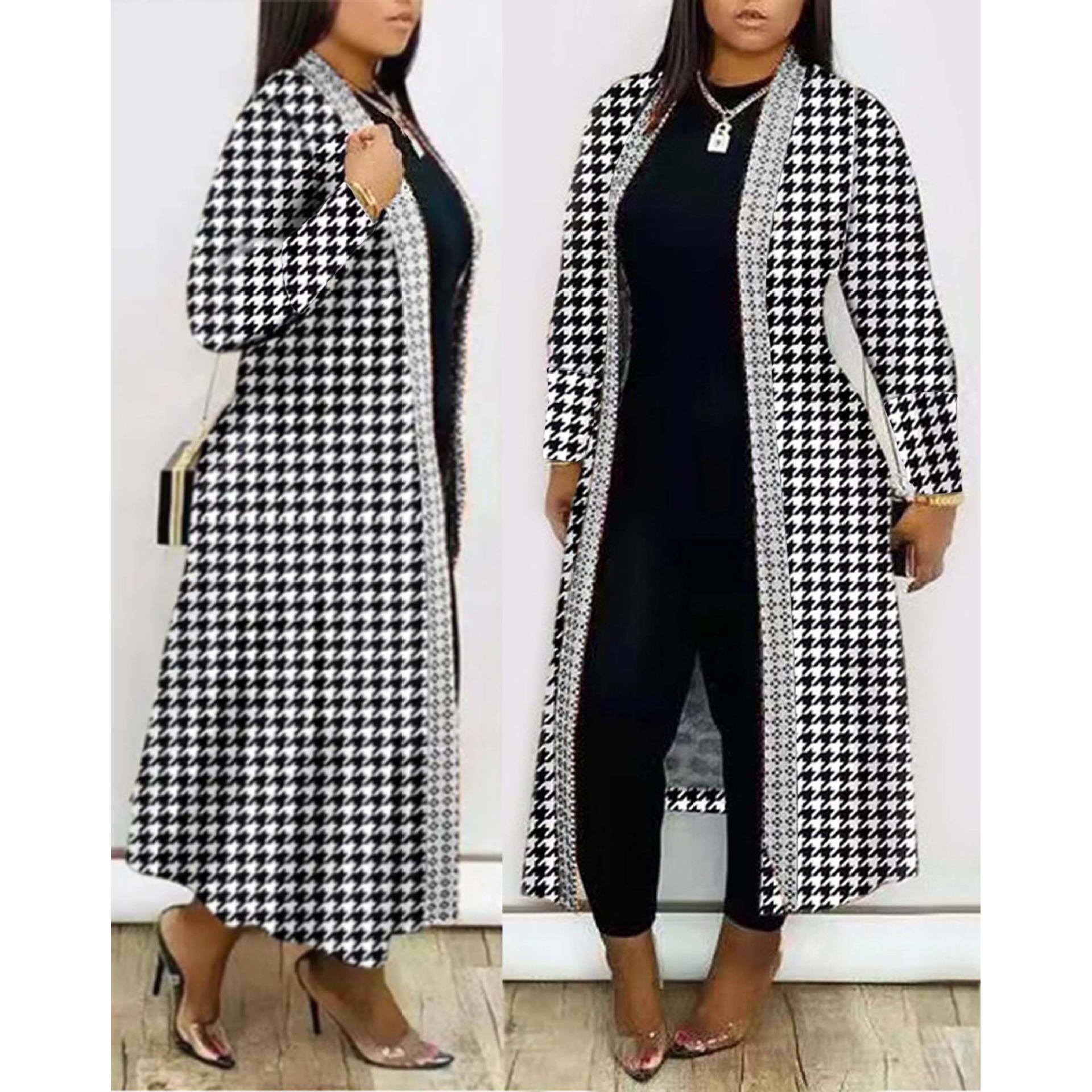 trench long commuter loose panel long coat womens and