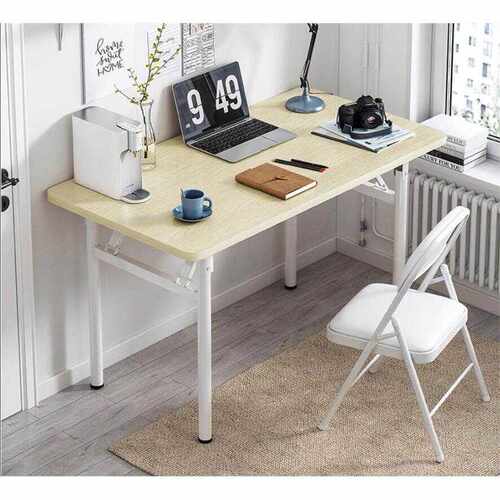 Foldable simple computer desk student study office table