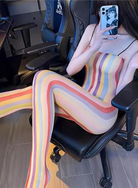 stockings black tearable suit passion crotch the off take