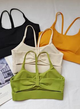 bra Pilates gathered quick-drying anti-drooping shockproof
