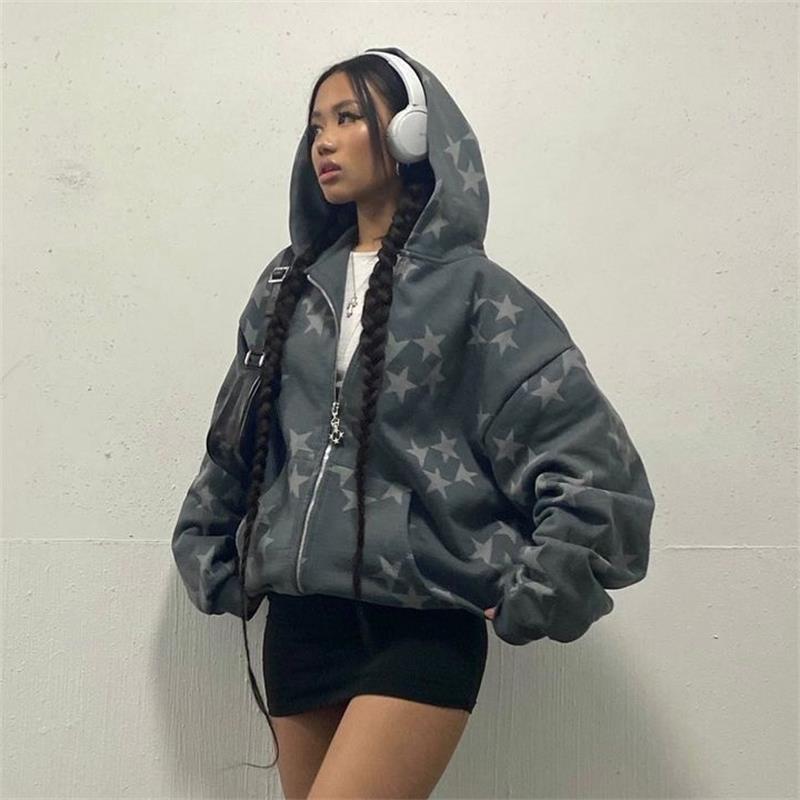 vintage fashion star graphic niche grunge men women