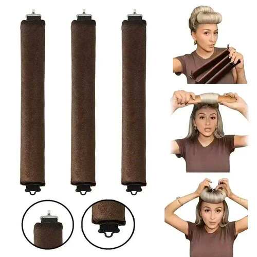 Heatless Hair Curler No Heat Hair Rollers Lazy  Curling Rod