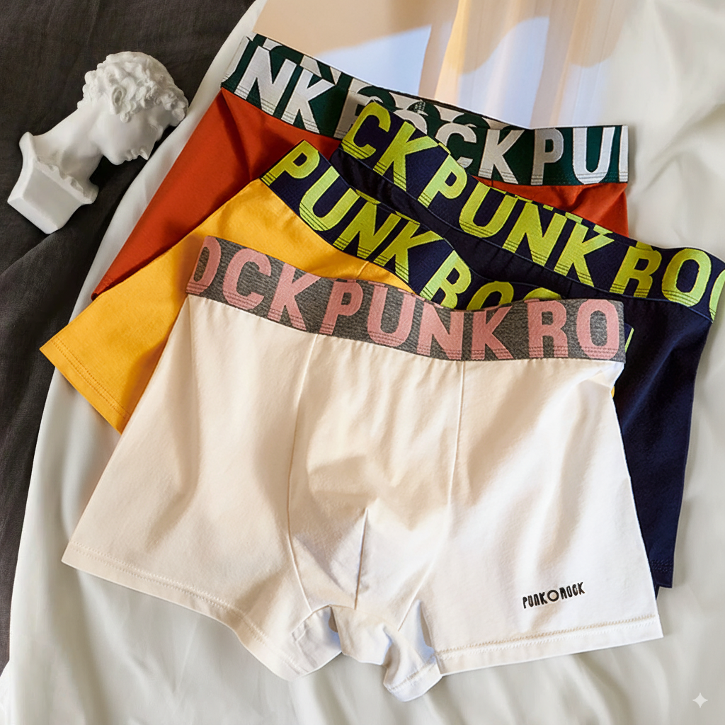 男士平角内裤运动纯棉抗菌透气舒适大码青年字母腰带时尚潮流裤头,女士内衣/男士内衣/家居服,男平角内裤,淘宝优惠券,粉丝福利购,淘宝优惠卷