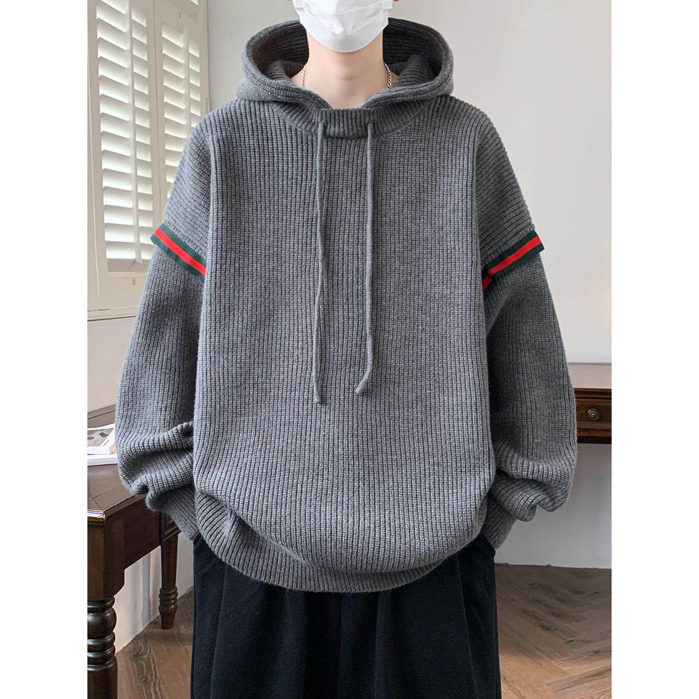 恒源祥羊毛衫男装针织衫宽松带帽2025秋冬款学生时尚套头毛衣外穿,男装,针织衫/毛衣,淘宝优惠券,粉丝福利购,淘宝优惠卷