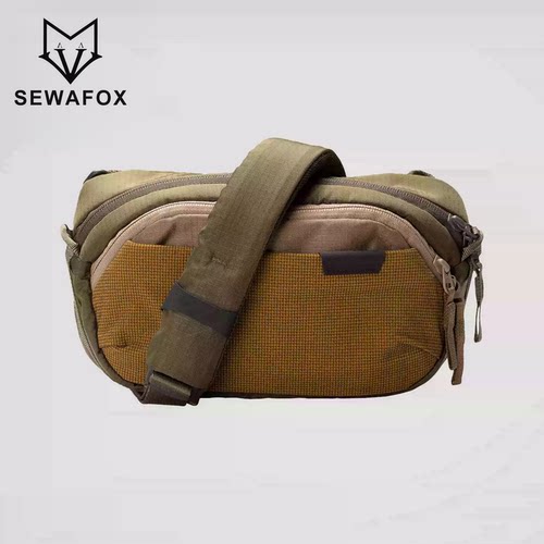 SEWAFOX塞瓦狐潮流斜跨单肩包