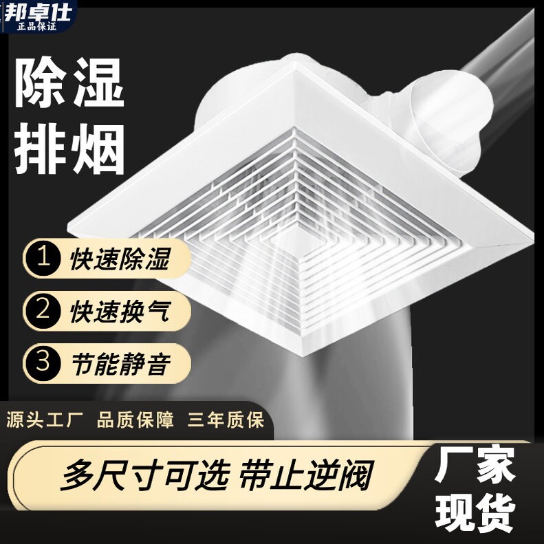 集成吊顶排气扇300x300厨房家用