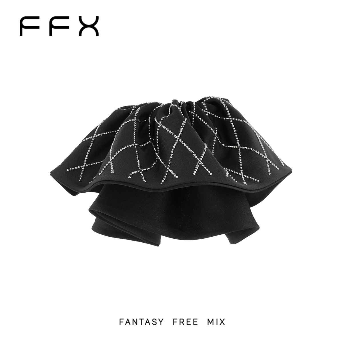 【夏天粉丝专享】FFX弗弗西【星缀菱格】超闪菱格轻奢时尚马尾夹,饰品/流行首饰/时尚饰品新,发饰,淘宝优惠券,粉丝福利购,淘宝优惠卷