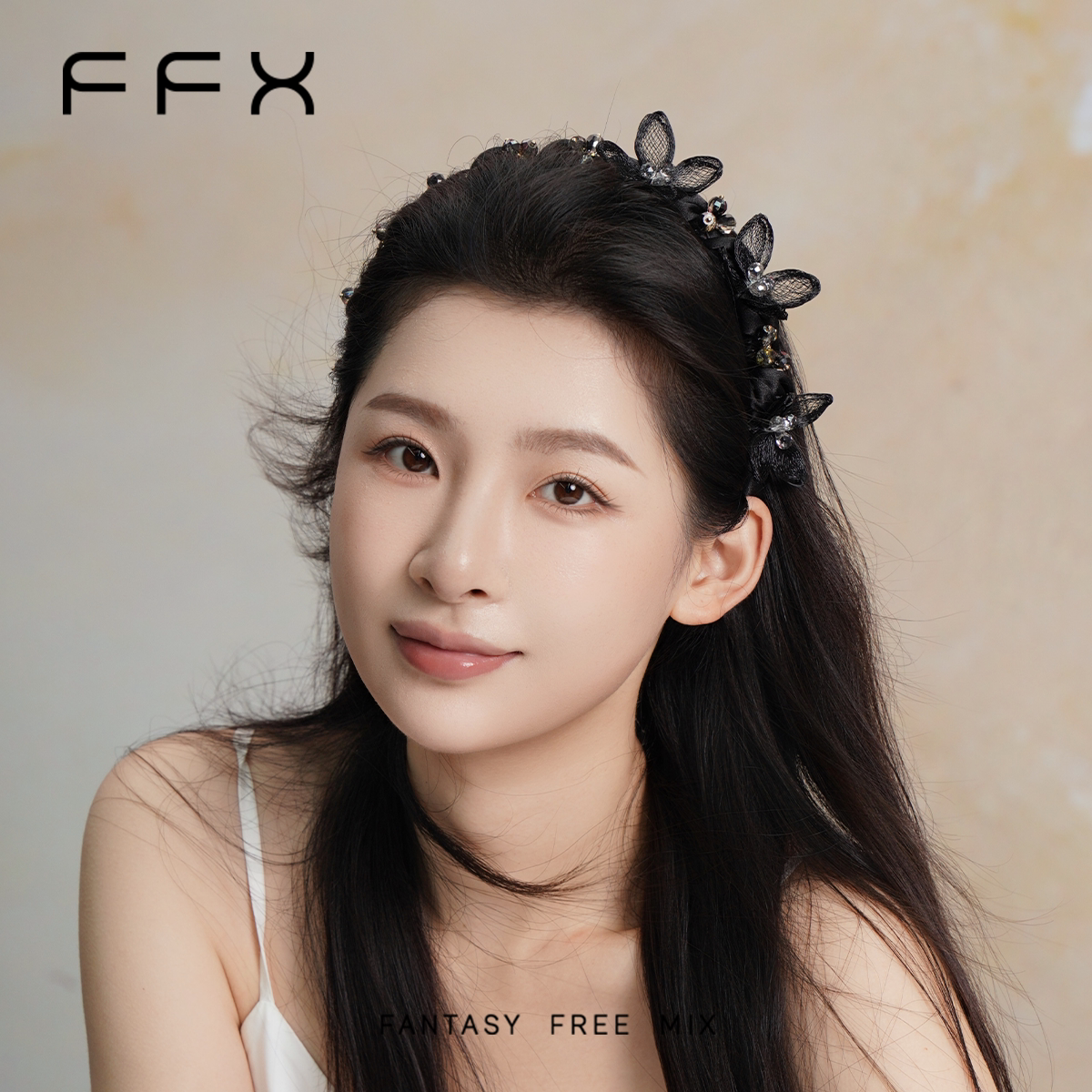 弗弗西FFX手工花丝轻奢发箍图片