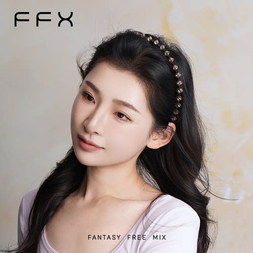 弗弗西星光夜曲波浪发箍头箍发饰