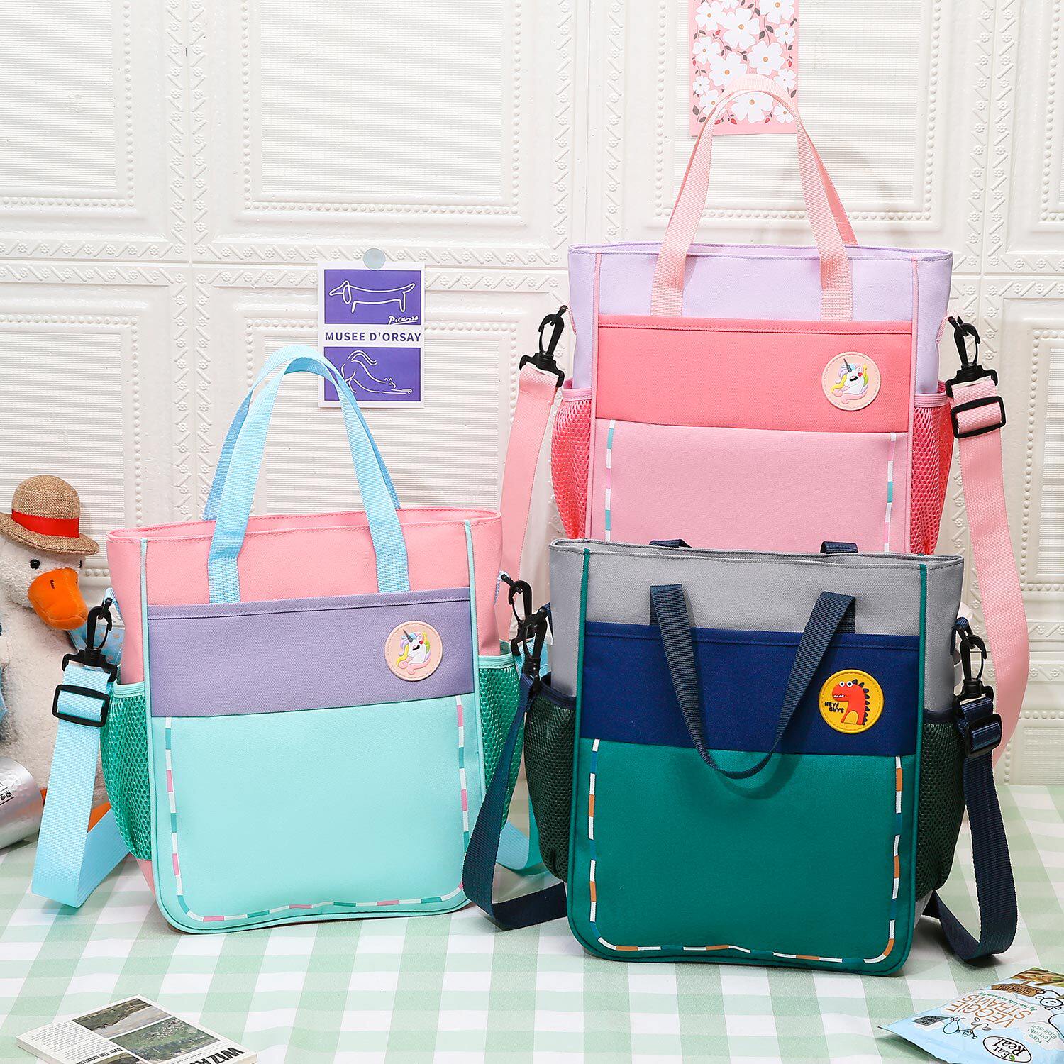 新品 一年级小学生书包补习班培训机构补课袋男童女童耐磨書包补