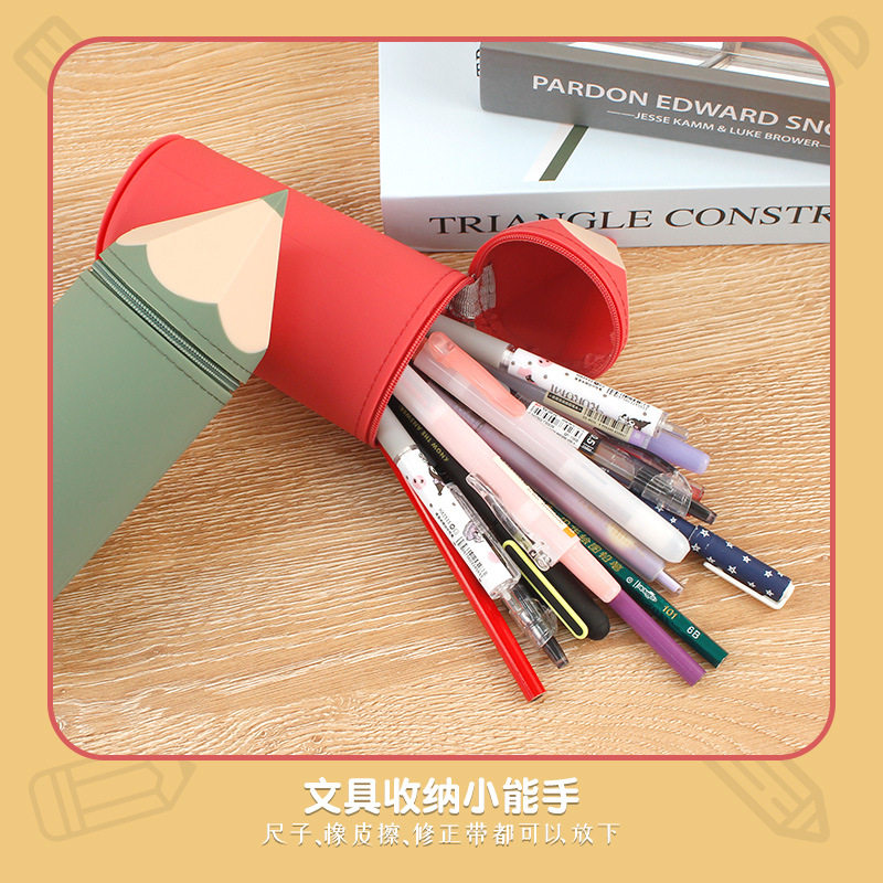 创意硅胶笔袋小众大容量