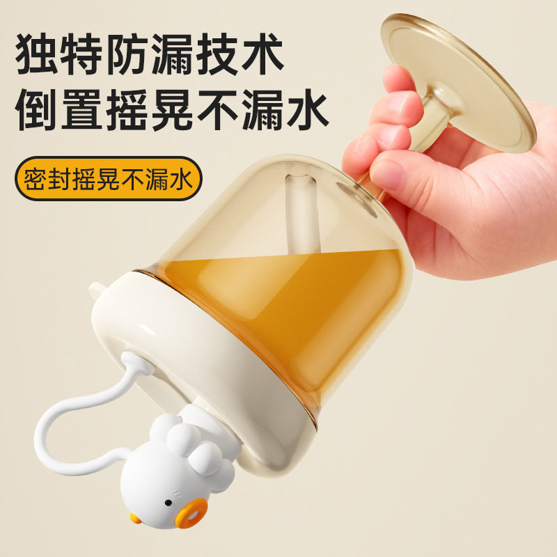儿童高脚杯ppsu学饮鸭嘴