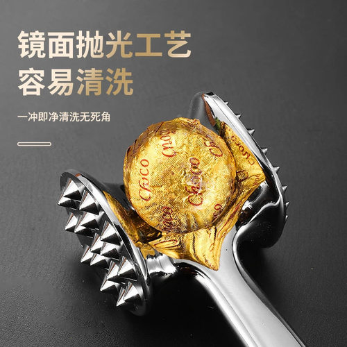敲肉锤厨具神器松实心冰