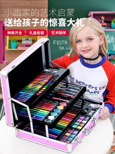 绘画工具美术画笔礼盒幼儿园彩笔小学生学习用品 儿童画画工具套装