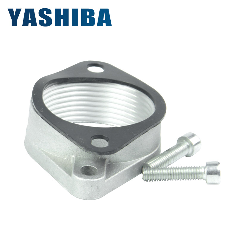 法兰盘底座内丝法兰带橡胶垫固定C法兰接头固定底座带耳朵镀锌法