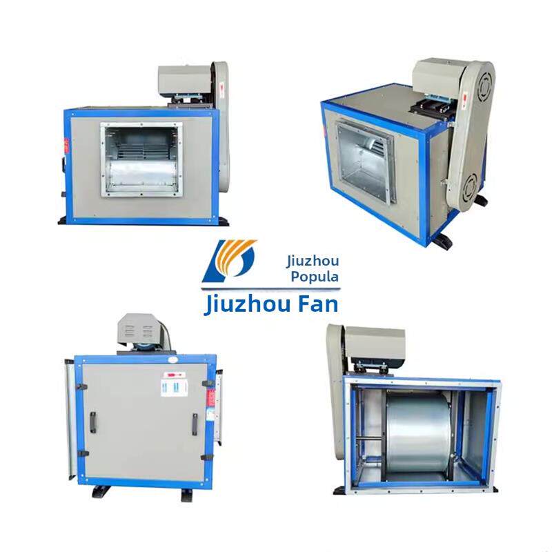 九州普惠Dt箱风机厨房排烟柜静音风机新风通风离心风柜380V