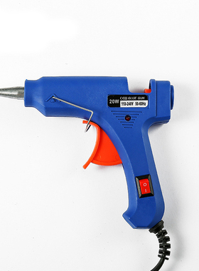 包邮热熔胶d枪 20W 超长寿命 带开关品J牌热熔胶枪出口品质热熔胶