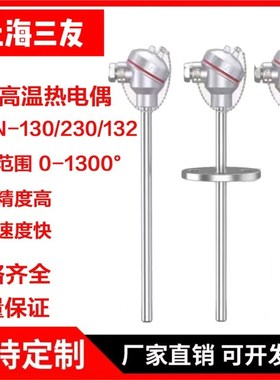 WRN-130/230 K型热电偶高温探头0-1300铂热电阻PTt100温度传感
