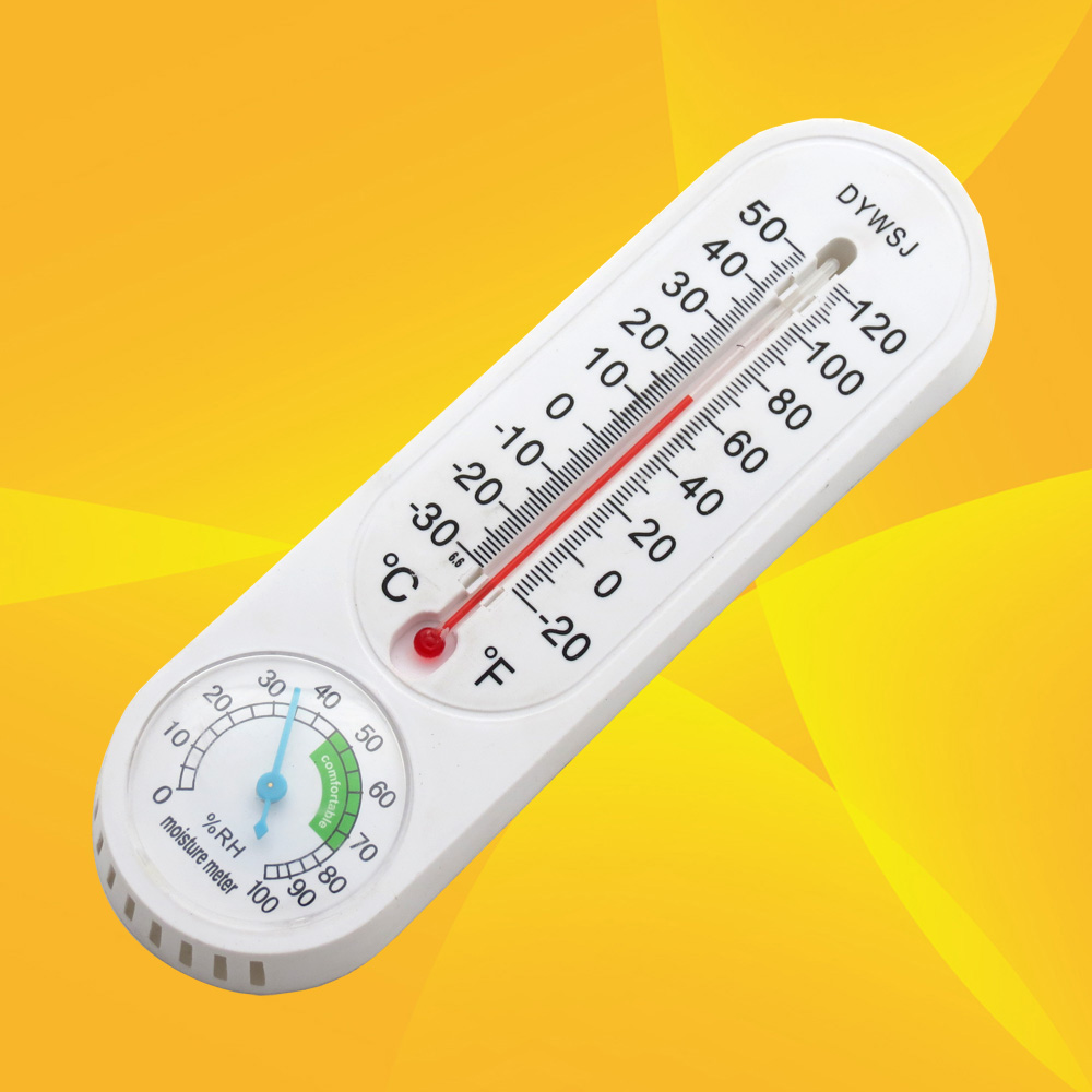 家用办公温湿度计 水银温度计 室内温度计L 温度湿度计温度表墙挂