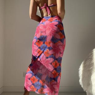 holiday dress neck Beach halter long backless beach