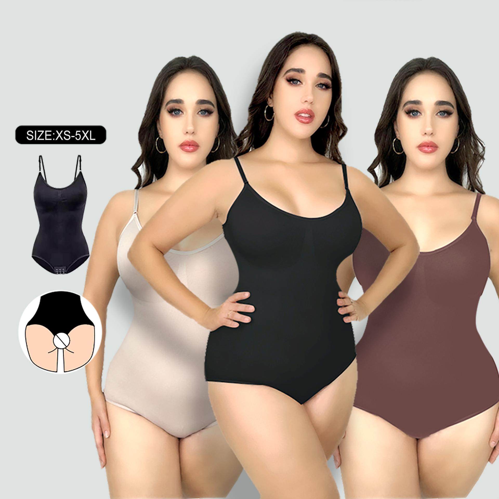 tummy-tightening one-piece sling body with shaper body