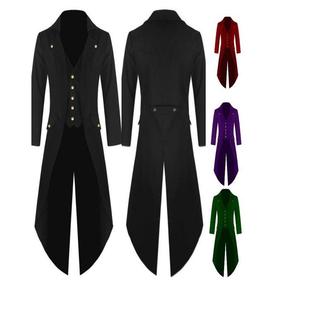 steampunk fashion dress coat coat style mens trench Mens