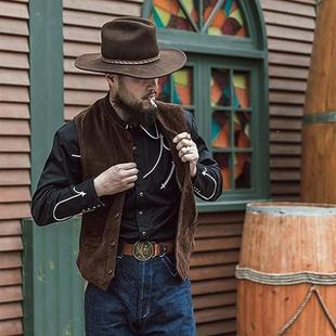 Vest Fit Mens Casual Waistcoat Slim neck Suit