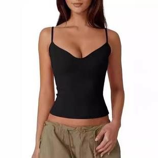 sleeveless female for strap ladies tops fit camisole slim
