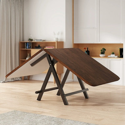 samedream 小户型折叠桌餐桌家用长方形简易吃饭桌子便携桌椅