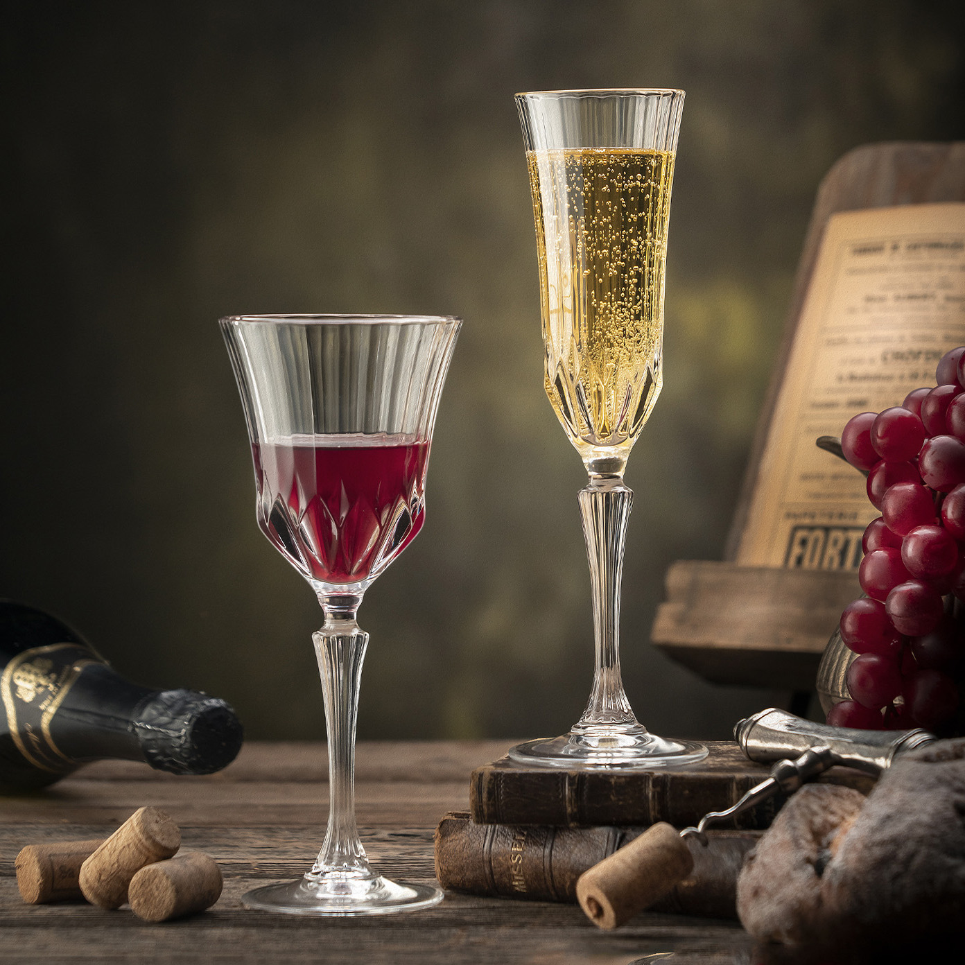 德国高档水晶玻璃葡萄酒杯家用香槟杯高颜值高脚杯红酒杯品鉴杯子