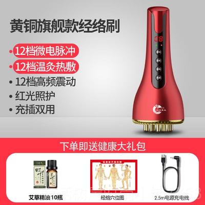 正品电动刷五行经络刮刷痧疏用通仪全身通淋巴头皮部按摩器瘦腿梳