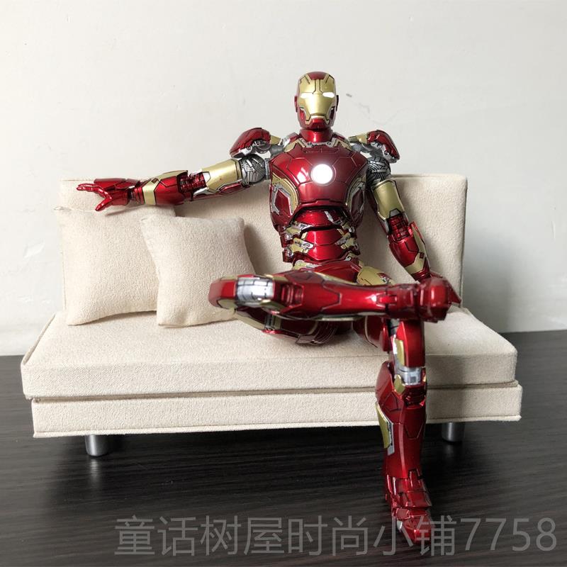 正品玩具礼品 1/2 正CS钢铁侠mk211手办合金漫威版周边兵人 模型