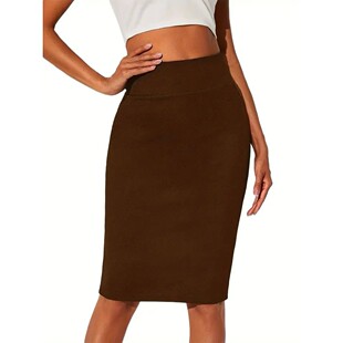 bag casual color women skirt for hip 女士纯色休闲包臀裙Solid