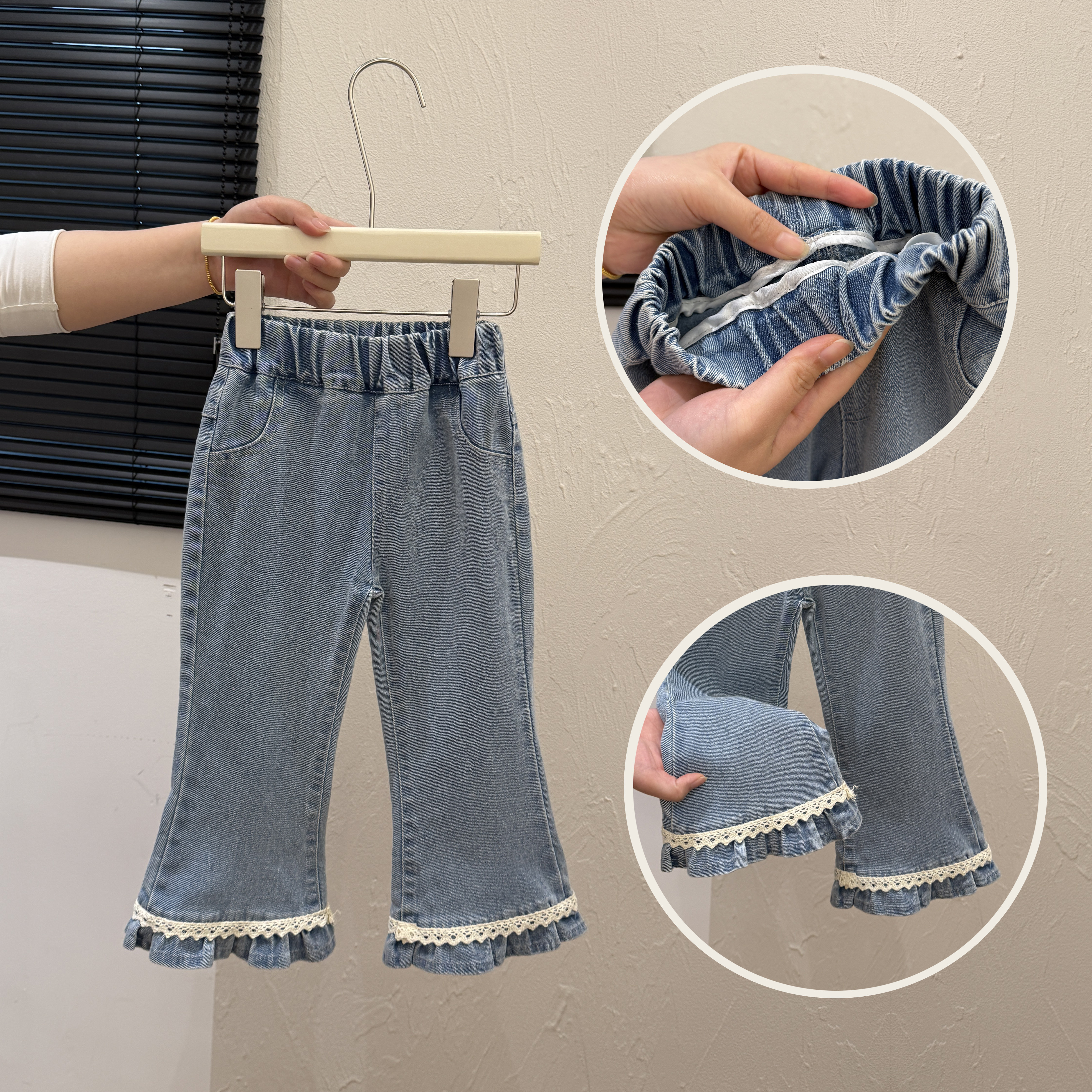 春季新款女童百搭休闲牛仔裤女宝宝韩版时尚儿童潮款洋气裤子童装,童装/婴儿装/亲子装,裤子,淘宝优惠券,粉丝福利购,淘宝优惠卷