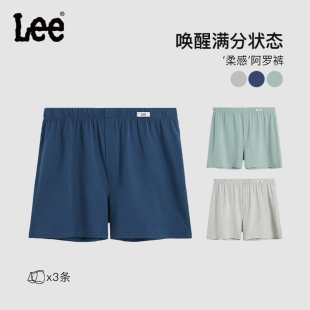 内裤 高端云柔棉宽松可外出穿男生无裆家居裤 男 阿罗裤 Lee李牌男士