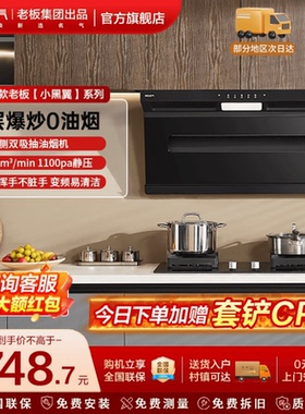 名气吸抽油烟机小黑翼ProA576/A586/A586H大吸力顶侧双吸老板出品
