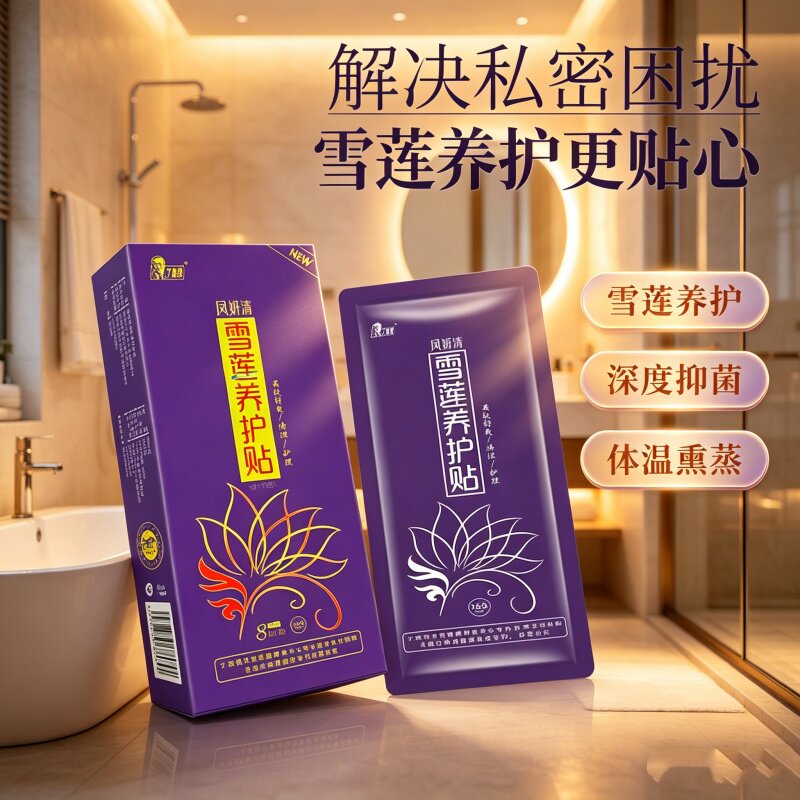 丁教授凤妍清雪莲草本抑菌护垫清洁保养滋养女性私密处养护贴便携