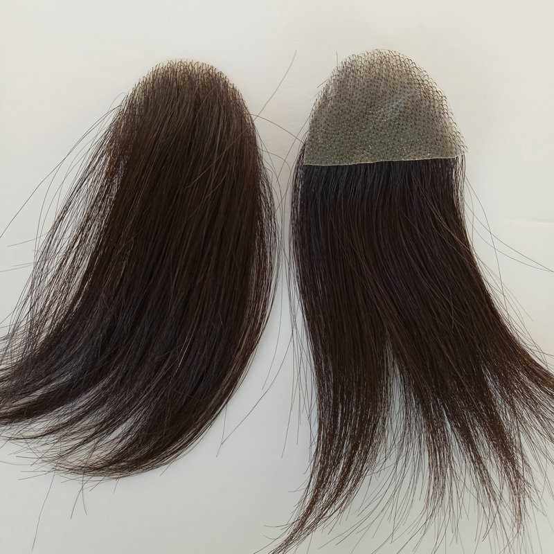 高档男士额角假发片 额角补发贴片 额角假发贴片两边 隐形无痕真