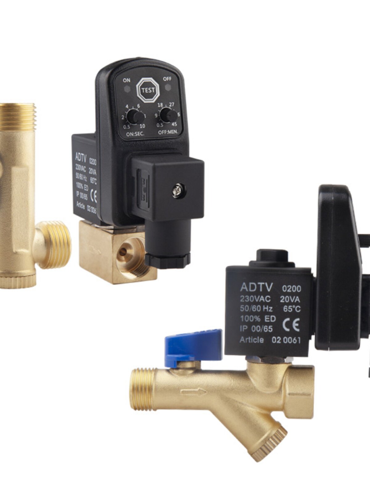 电子排水阀220v空压机自动排水阀定时器4分6分1寸电磁水阀电磁阀