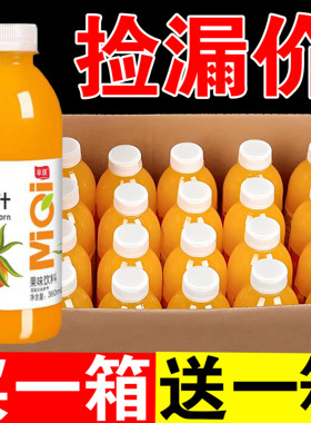 【活动促销】沙棘汁果味饮料整箱360ml*24瓶装批发价新鲜饮品