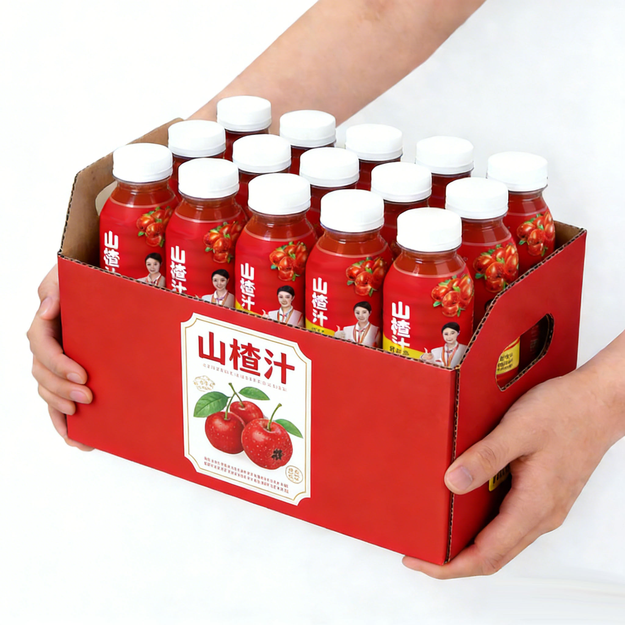 山楂汁饮料350ml*24瓶整箱特价批发酸甜解腻新鲜果味饮品