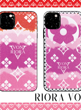 RIORA VON红色热情挂脖适用苹果11手机壳iphone13/12pro max/xs