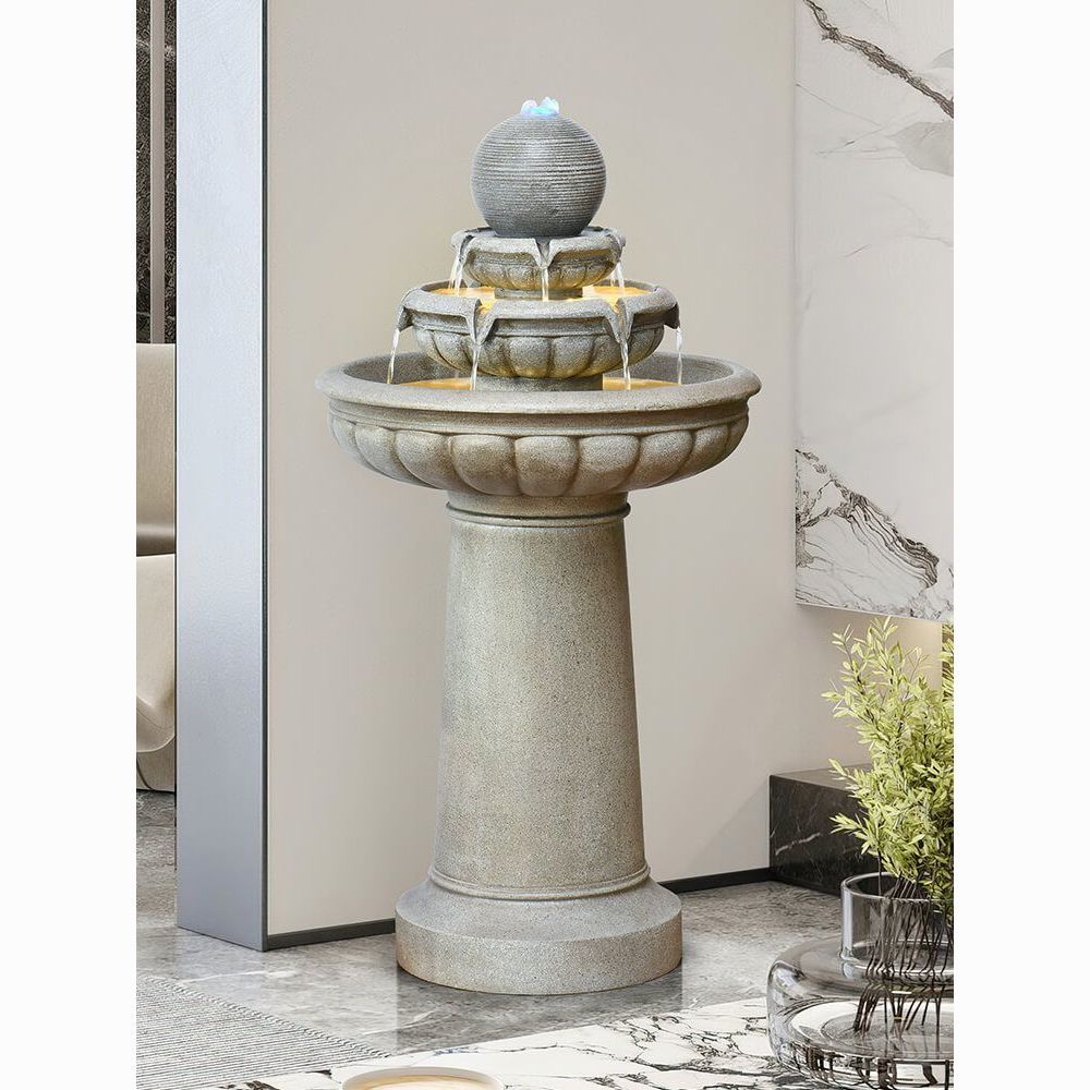 八方来财欧式流水生财摆