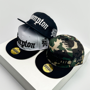 春夏新款 遮阳鸭舌帽 平檐刺绣字母嘻哈棒球帽子男女说唱街舞个性