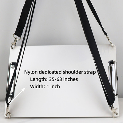 多功能春田实心铝背着使用书写板