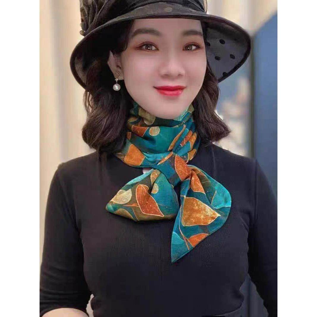 澳绒棉长款围巾女保暖护颈2025年新款高级感时尚洋气秋冬季围脖女