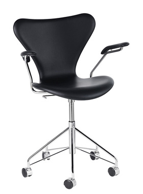 丹麦Fritz Hansen 转椅扶手椅 Série 7 Swivel armchair创意进口