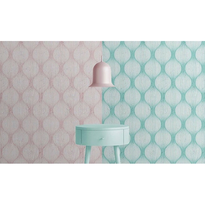 英国Mineheart Geometric Bulbs Wallpaper 几何灯泡状壁纸多色